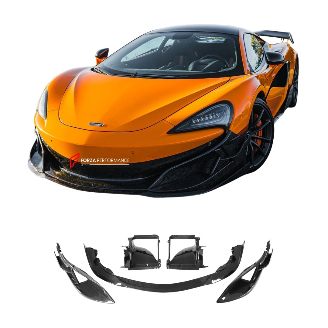 AUTHENTIC DARWINPRO CARBON FRONT LIP for MCLAREN 600LT 570S 2015 - 2021 BKSS