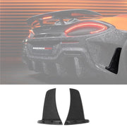 AUTHENTIC DARWINPRO CARBON REAR BUMPER CANARDS for MCLAREN 600LT 2018 - 2021