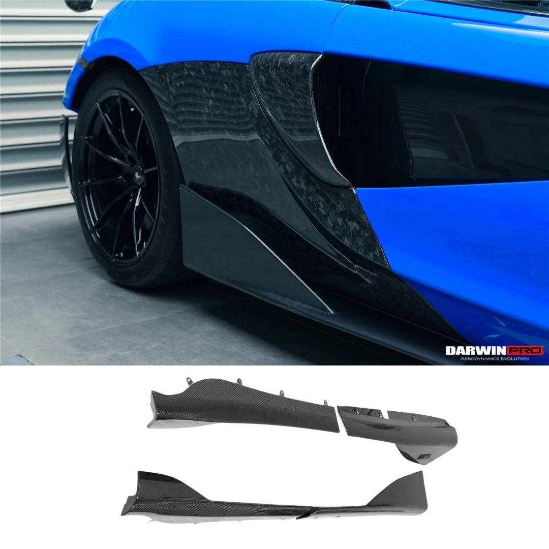 AUTHENTIC DARWINPRO CARBON SIDE SKIRTS for MCLAREN 540C 570S 600LT 2015 - 2021