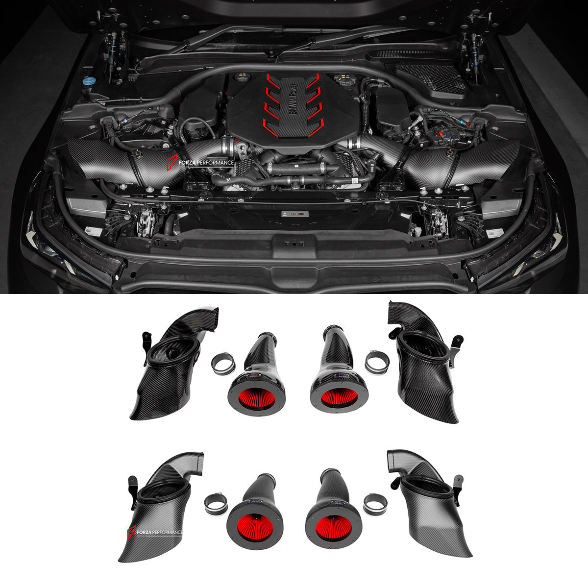 AUTHENTIC EVENTURI CARBON AIR INTAKE for BMW M5 G90 G99 2024+