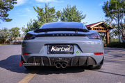 AUTHENTIC KARBEL CARBON REAR DIFFUSER for PORSCHE 718 BOXSTER CAYMAN 982 2016+