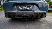 AUTHENTIC KARBEL CARBON REAR DIFFUSER for PORSCHE 718 BOXSTER CAYMAN 982 2016+