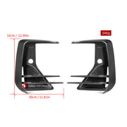 AUTHENTIC SOOQOO CARBON FRONT BUMPER VENT TRIMS for BMW X3 G01 LCI 2022-2024 X4 G02 LCI 2022+ iX3 G08 LCI 2022+