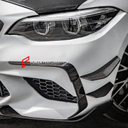 AUTHENTIC SOOQOO CARBON FRONT VENT TRIMS for BMW M2 F87 2015 - 2021