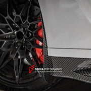 AUTHENTIC SOOQOO CARBON MUD FLAPS for BMW M3 G80 G81 2020+ M4 G82 G83 2021+
