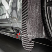 AUTHENTIC SOOQOO CARBON MUD FLAPS for BMW M3 G80 G81 2020+ M4 G82 G83 2021+