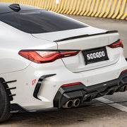 AUTHENTIC SOOQOO CARBON REAR AIR VENT TRIMS for BMW 4 SERIES G22 G23 2020+