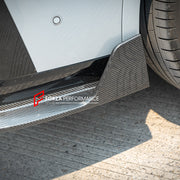 AUTHENTIC SOOQOO CARBON REAR DIFFUSER with BREAK LIGHT for BMW X4 G02 LCI 2022+