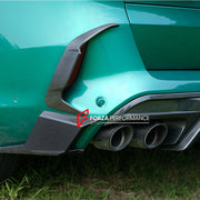 AUTHENTIC SOOQOO CARBON REAR DIFFUSER with BRAKE LIGHT for BMW X5M F95 LCI 2023+