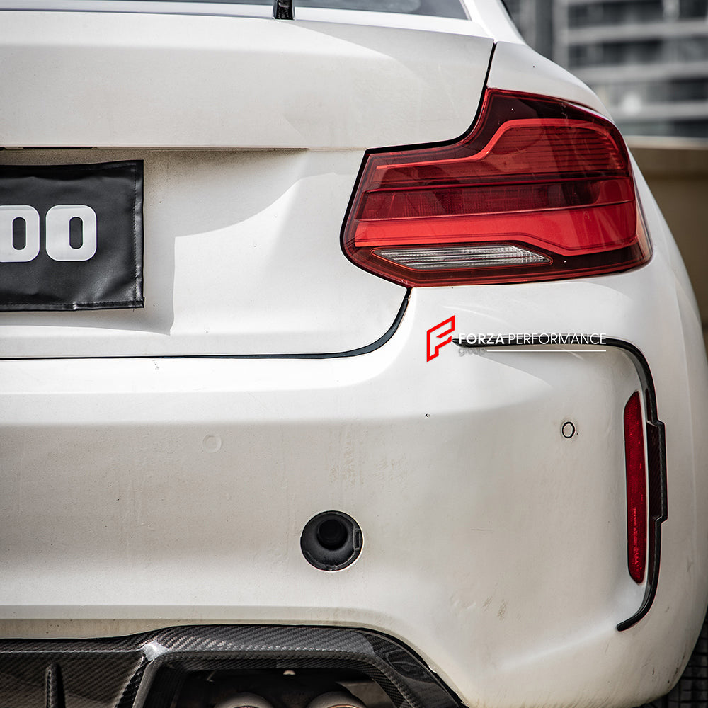 AUTHENTIC SOOQOO CARBON REAR VENT TRIMS for BMW M2 F87 2015 - 2021