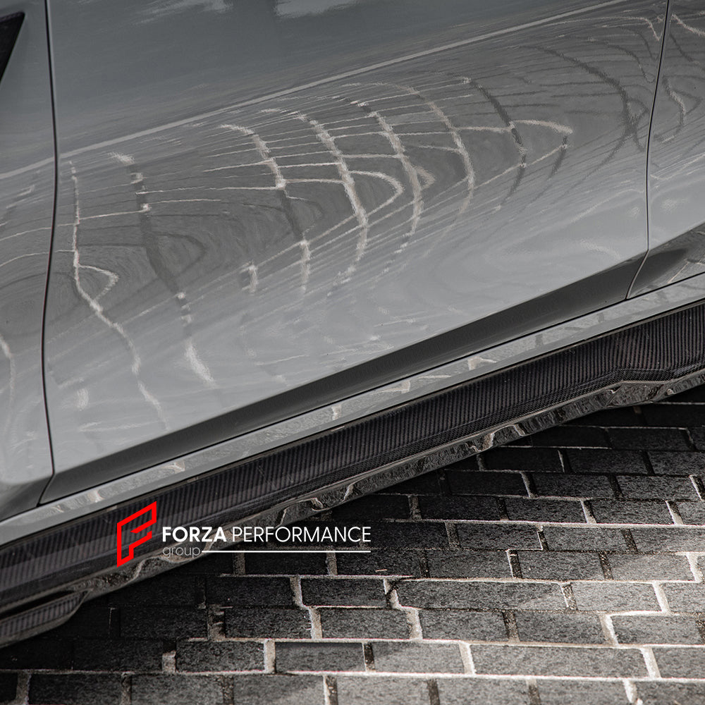 AUTHENTIC SOOQOO CARBON SIDE SKIRTS for BMW M3 G80 G81 2020+