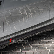 AUTHENTIC SOOQOO CARBON SIDE SKIRTS for BMW M3 G80 G81 2020+