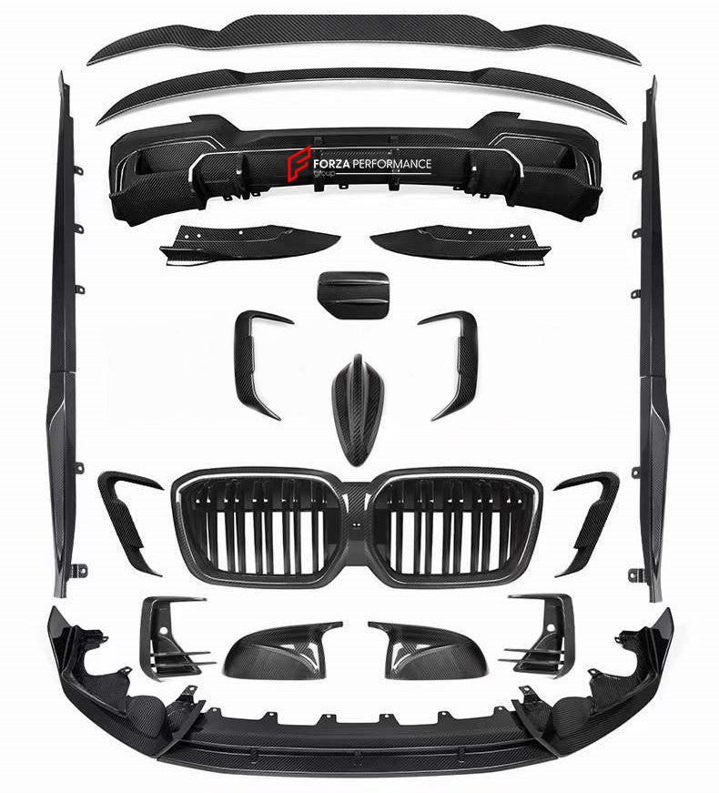 AUTHENTIC SOOQOO DRY CARBON BODY KIT FOR BMW X3 G01 LCI 2021+ iX3 G08 2022+