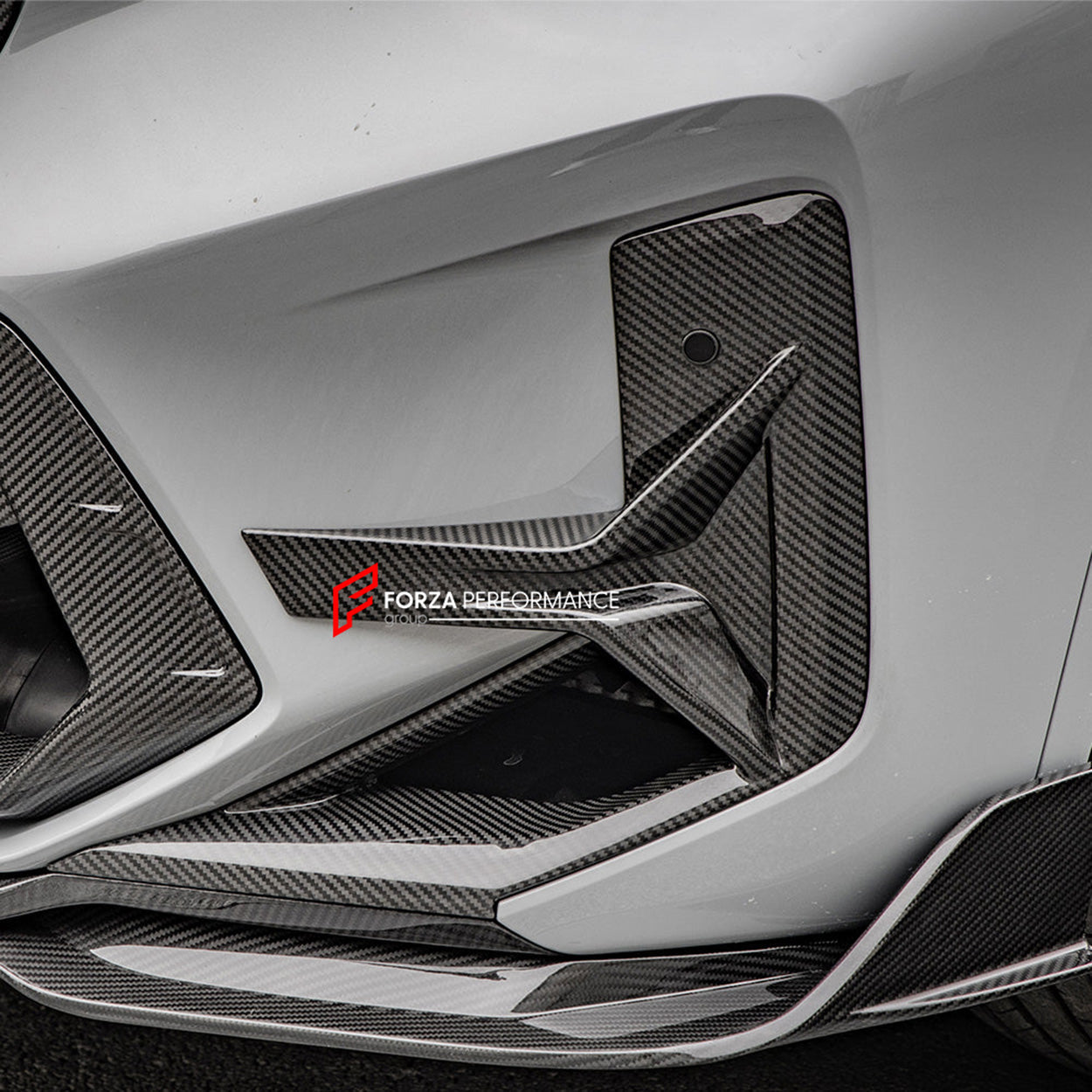 AUTHENTIC SOOQOO DRY CARBON FRONT BUMPER AIR VENT TRIMS for BMW X3M F97 LCI X4M F98 LCI 2022+