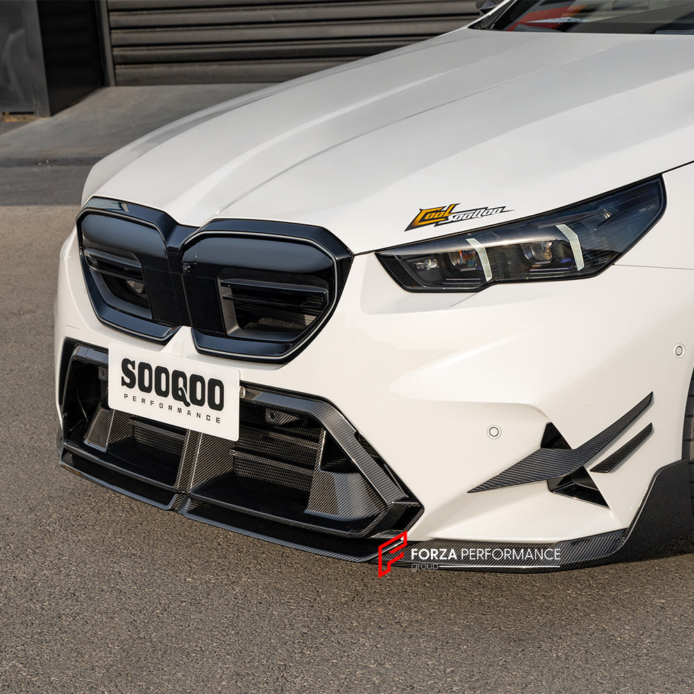 AUTHENTIC SOOQOO DRY CARBON FRONT BUMPER CENTER TRIM for BMW M5 G90 G99 2025+