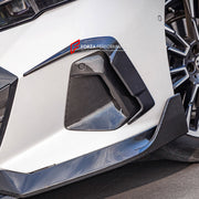 AUTHENTIC SOOQOO DRY CARBON FRONT BUMPER VENT TRIMS for BMW 5 SERIES G60 2023+