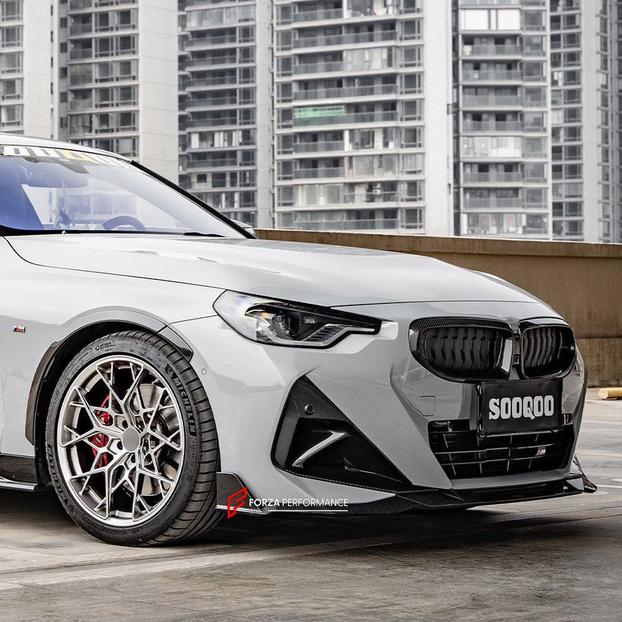 Buy Now AUTHENTIC SOOQOO DRY CARBON FRONT LIP for BMW 2 SERIES G42 2021 - 2024 and upgrade car parts from SIR Tuning at the Best Price. Headlights, Tail lights, Bodykits, Navigations, body kit and more - Fast & Free Shipping within Europe, US & Worldwide.