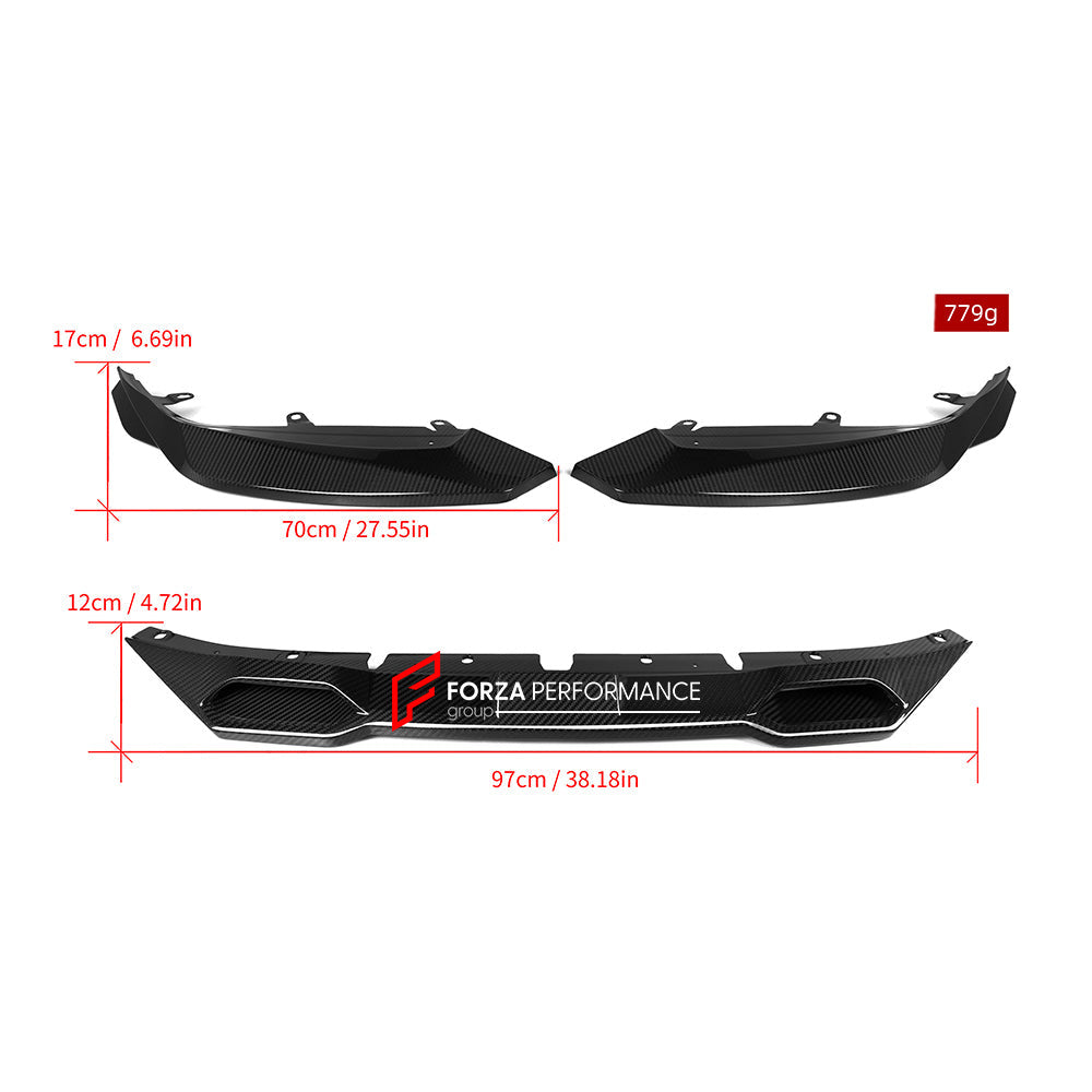 AUTHENTIC SOOQOO DRY CARBON FRONT LIP for BMW M2 G87 2023+
