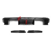 AUTHENTIC SOOQOO DRY CARBON REAR DIFFUSER with BRAKE LIGHT for BMW M3 G80 G81 2020+ M4 G82 G83 2021+