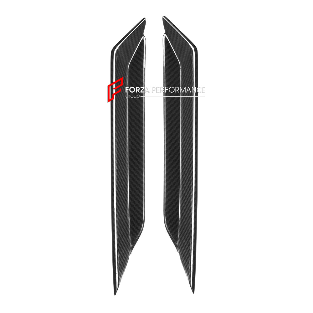 AUTHENTIC SOOQOO DRY CARBON REAR REFLECTIVE STRIP COVERS for BMW M5 G90 2025+