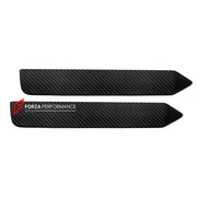 AUTHENTIC SOOQOO DRY CARBON REAR REFLECTIVE STRIP COVERS for BMW M5 G90 2025+