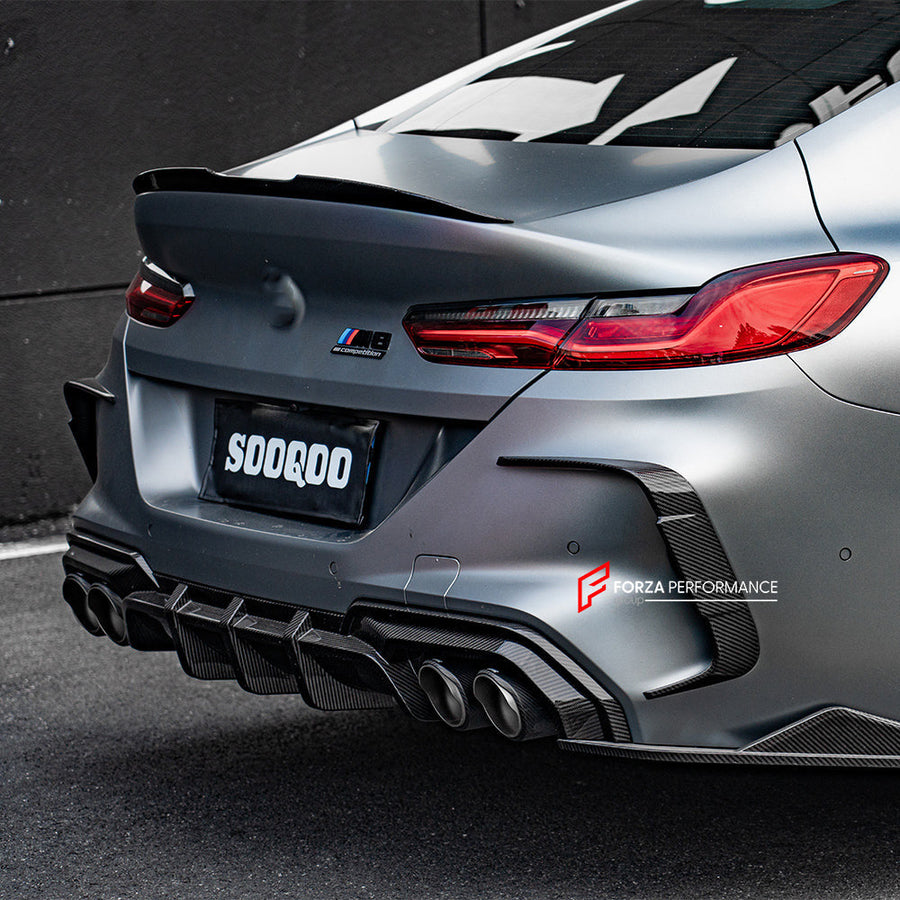Buy Now AUTHENTIC SOOQOO DRY CARBON REAR VENT TRIM for BMW M8 F91 F92 F93 2019+ and upgrade car parts from SIR Tuning at the Best Price. Headlights, Tail lights, Bodykits, Navigations, body kit and more - Fast & Free Shipping within Europe, US & Worldwide.