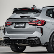 AUTHENTIC SOOQOO DRY CARBON ROOF SPOILER for BMW X3M F97 LCI 2022+
