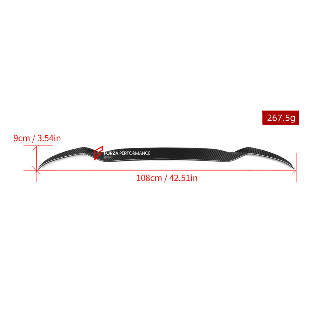 AUTHENTIC SOOQOO DRY CARBON ROOF SPOILER for BMW X3M F97 LCI 2022+