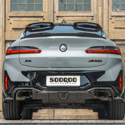 AUTHENTIC SOOQOO DRY CARBON ROOF SPOILER for BMW X4M F98 LCI 2022+