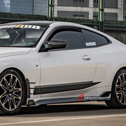 AUTHENTIC SOOQOO DRY CARBON SIDE SKIRTS for BMW 4 SERIES G22 G23 2020+