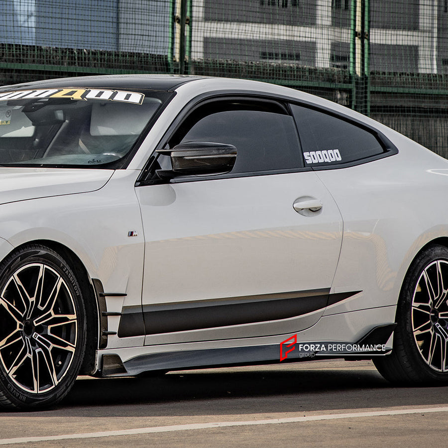 Buy Now AUTHENTIC SOOQOO DRY CARBON SIDE SKIRTS for BMW 4 SERIES G22 G23 2020+ and upgrade car parts from SIR Tuning at the Best Price. Headlights, Tail lights, Bodykits, Navigations, body kit and more - Fast & Free Shipping within Europe, US & Worldwide.