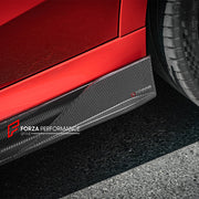 AUTHENTIC SOOQOO DRY CARBON SIDE SKIRTS for BMW X6 G06 2020+ X6M F96 2020+
