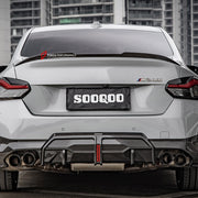AUTHENTIC SOOQOO DRY CARBON TRUNK SPOILER for BMW M2 COUPE G87 2023+ BMW 2 SERIES G42 2021 - 2024
