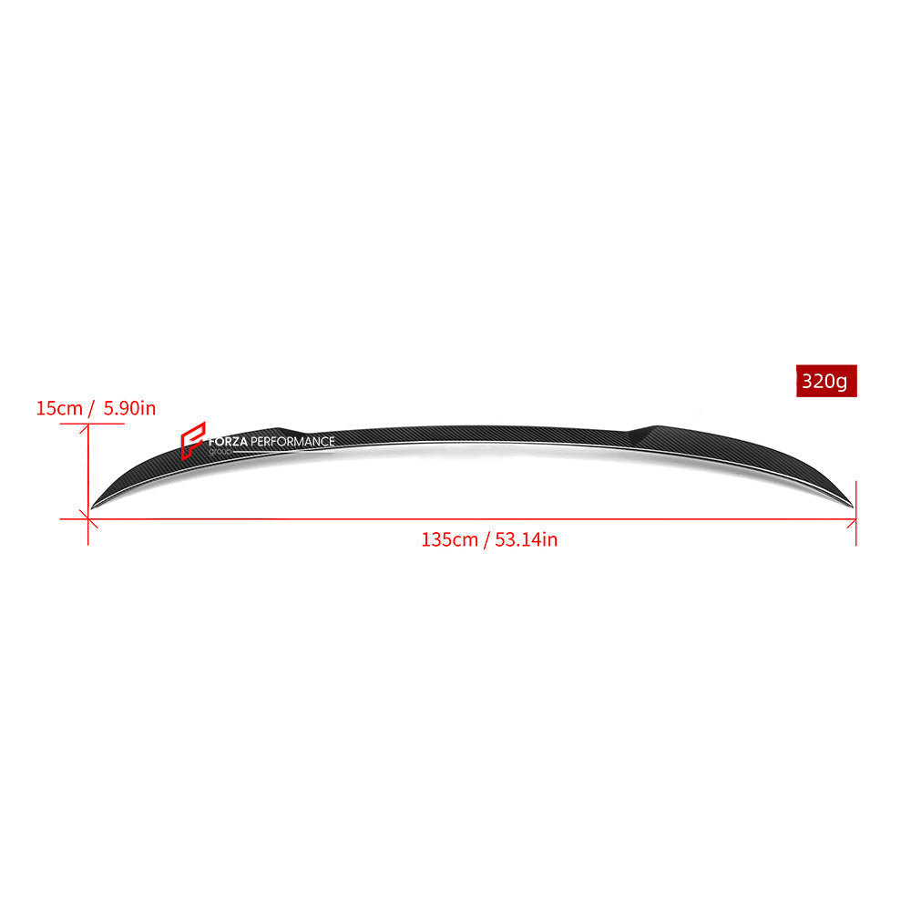 AUTHENTIC SOOQOO DRY CARBON REAR SPOILER for BMW X3M F97 LCI 2022+