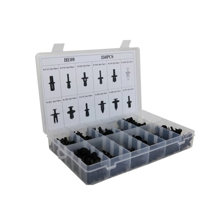 Auto Clips Plastic fasteners Kit 350 pcs – product image 1