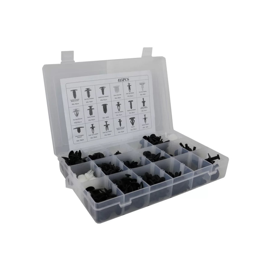 Auto Clips Plastic fasteners Kit 415 pcs – product image 1
