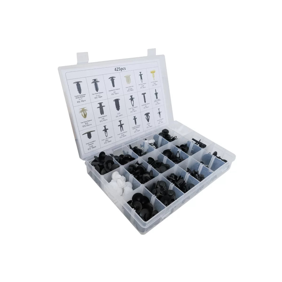 Auto Clips Plastic Fasteners Kit 425 pcs – product image 1