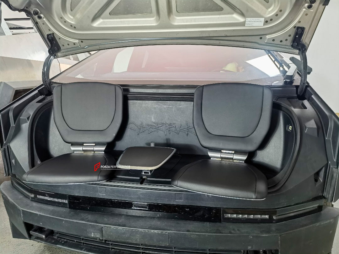 AUTO RETRACTABLE FOLDING FRONT TRUNK FRUNK SEATS for TESLA CYBERTRUCK 2024+