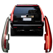 Vland Carlamp LED Tail Lights For 2007-2014 Cadillac Escalade Clear Lens
