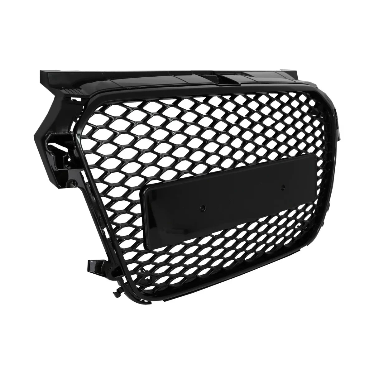 Badgeless Front Grille suitable for Audi A1 8X (2010-2014) RS1 Design Piano Black – product image 1