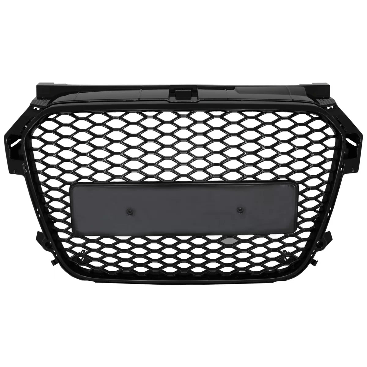 Badgeless Front Grille suitable for Audi A1 8X (2010-2014) RS1 Design Piano Black – product image 1