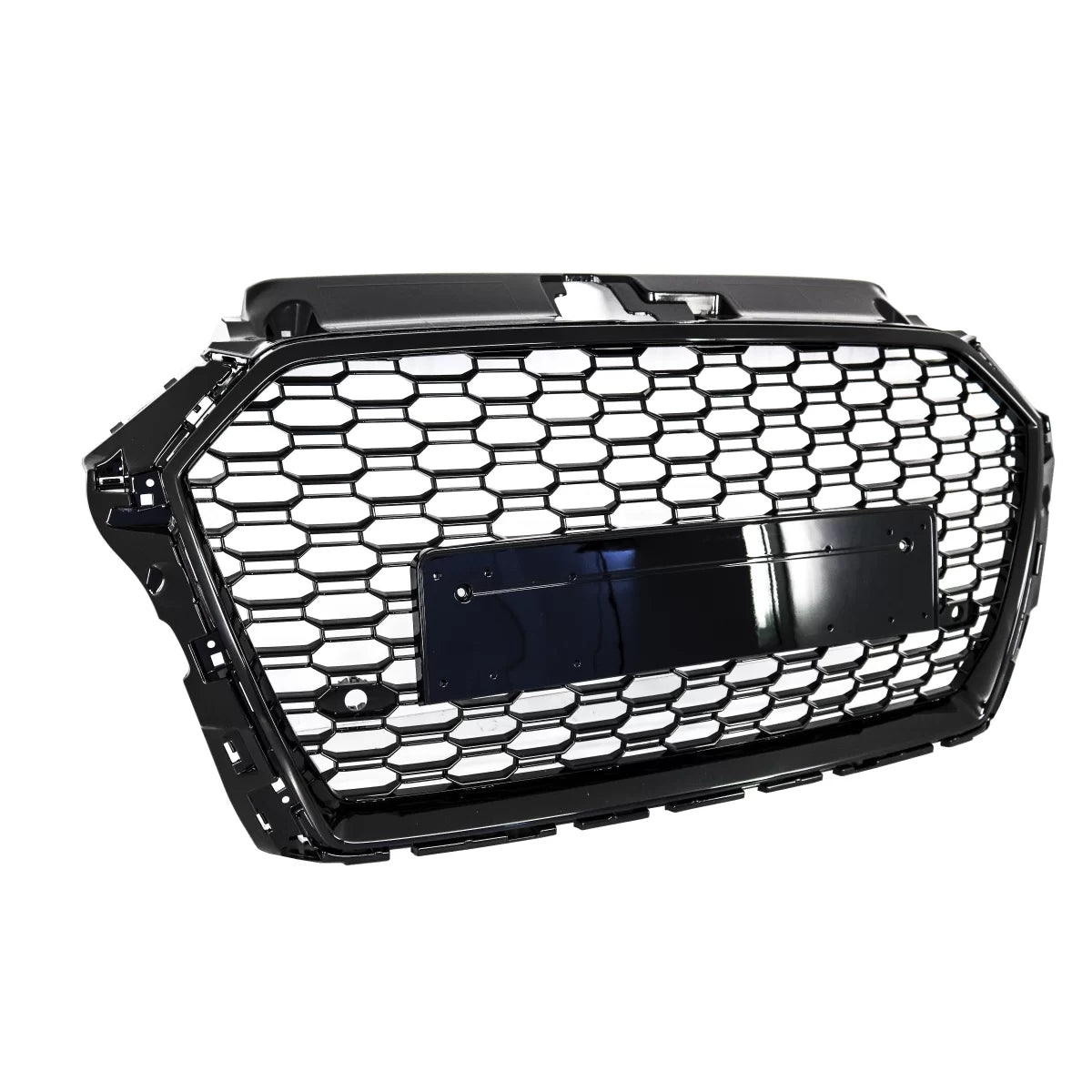 Badgeless Front Grille suitable for Audi A3 8V Facelift (2017-2018) RS3 Design Piano Black – product image 1