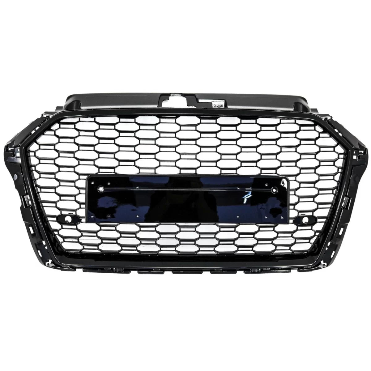 Badgeless Front Grille suitable for Audi A3 8V Facelift (2017-2018) RS3 Design Piano Black – product image 1