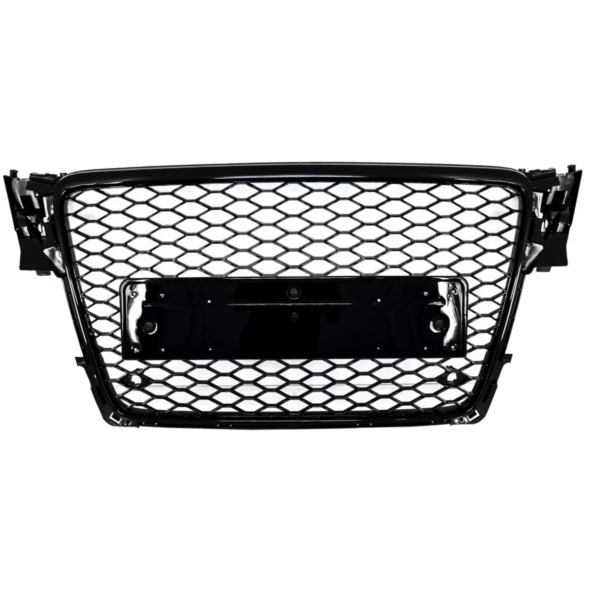 Badgeless Front Grille suitable for Audi A4 B8 (2008-2011) RS4 Design Piano Black – product image 1