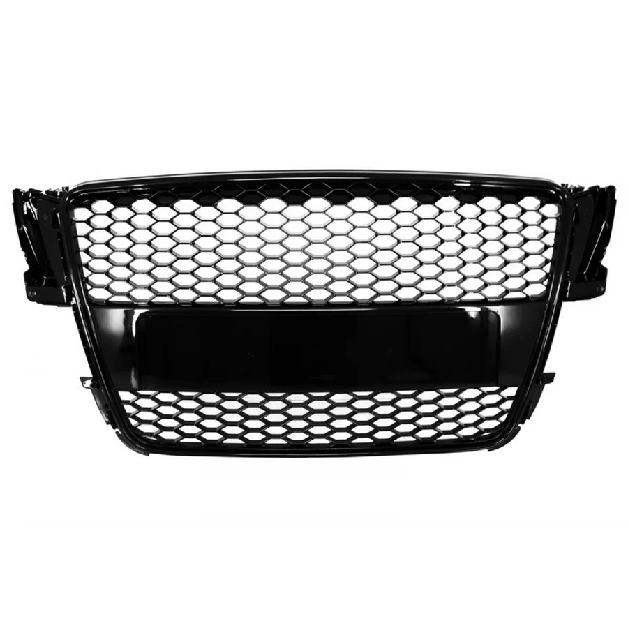 Badgeless Front Grille suitable for Audi A5 8T (2007-2011) RS Design Piano Black – product image 1