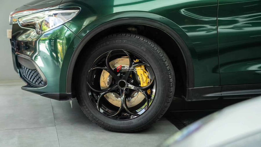 Buy Now BIG BRAKE KIT for ALFA ROMEO STELVIO 2017-2023 and upgrade car parts from SIR Tuning at the Best Price. Headlights, Tail lights, Bodykits, Navigations, BIG BRAKE KIT and more - Fast & Free Shipping within Europe, US & Worldwide.