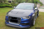 CARBON FIBER HOOD for AUDI A3 S3 2013 - 2016 | BKSS STYLE