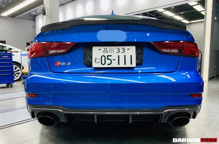 CARBON FIBER REAR DIFFUSER for AUDI RS3 2019-2020 | BKSS STYLE