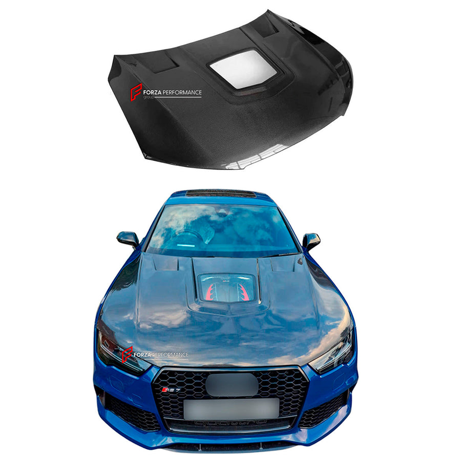 Buy Now AUTHENTIC DARWINPRO HOOD BONNET for AUDI A7 C8 4G8 | S7 4G8 | RS7 4G FACELIFT 2014 - 2018 | BKSS STYLE and upgrade car parts from SIR Tuning at the Best Price. Headlights, Tail lights, Bodykits, Navigations, Carbon body kit and more - Fast & Free Shipping within Europe, US & Worldwide.