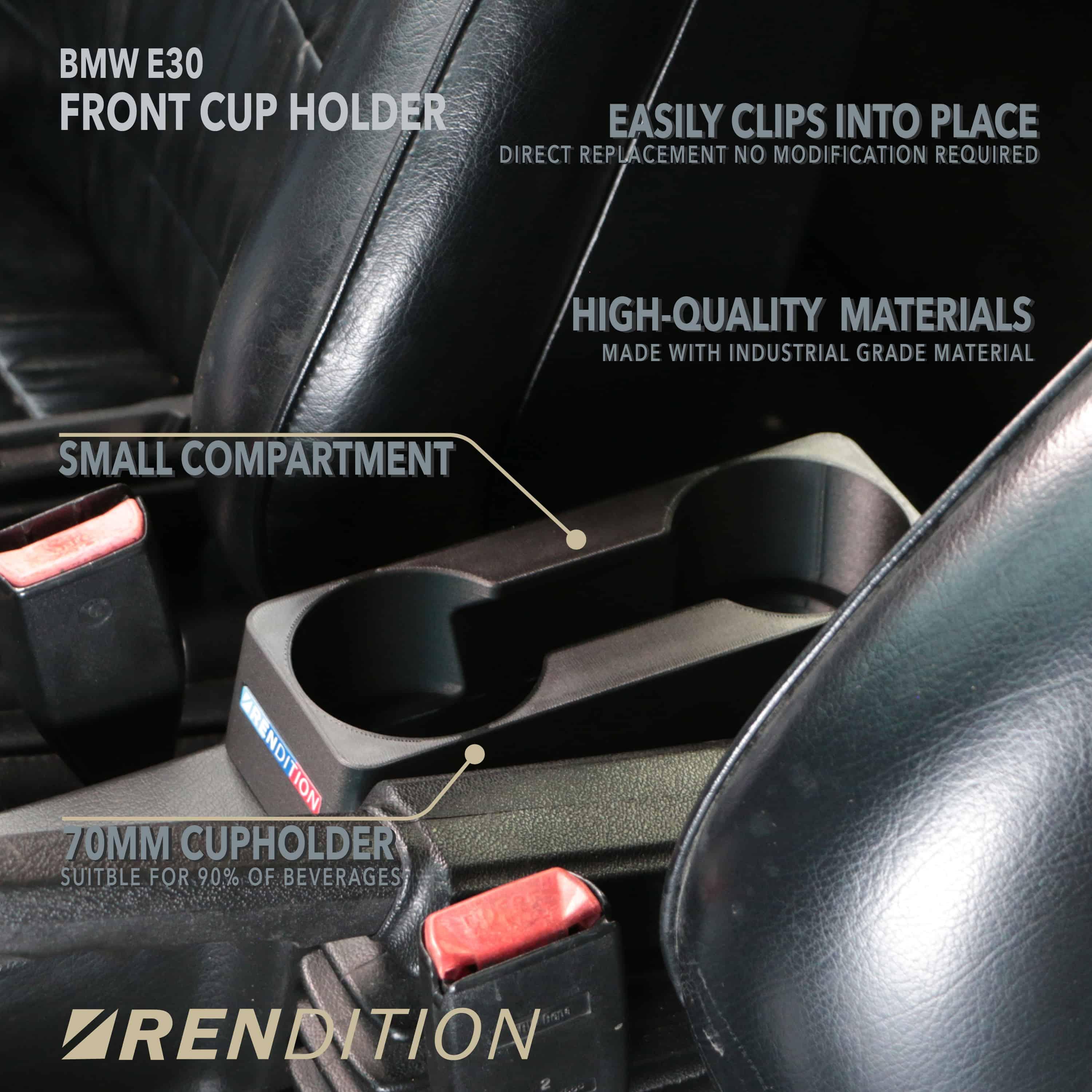 BMW E30 FRONT CUP HOLDER V3
